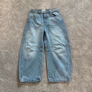 Free People Barrel Jeans